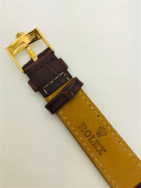 leather strap watch rolex|Rolex leather watch straps replacement.